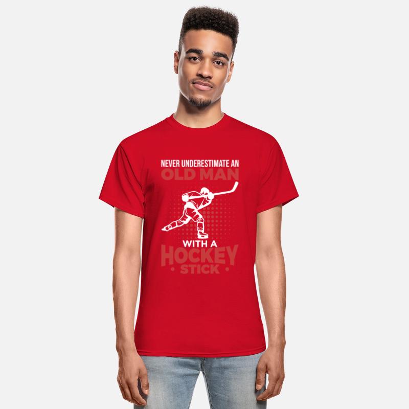 Never Underestimate An Old Hockey Player