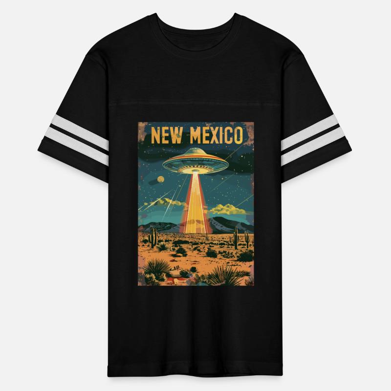 New Mexico UFO Desert Adventure Illustration