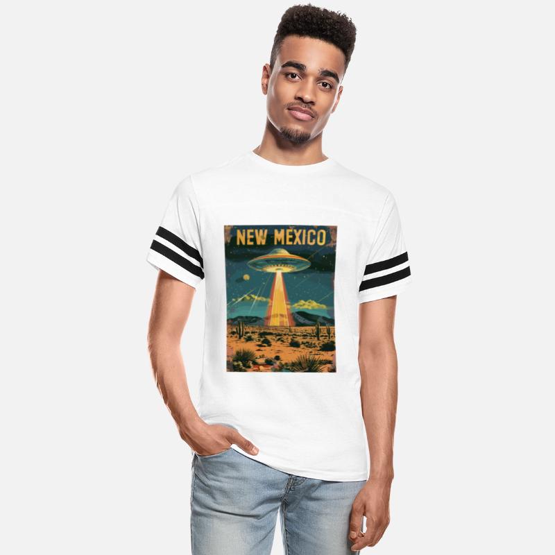 New Mexico UFO Desert Adventure Illustration