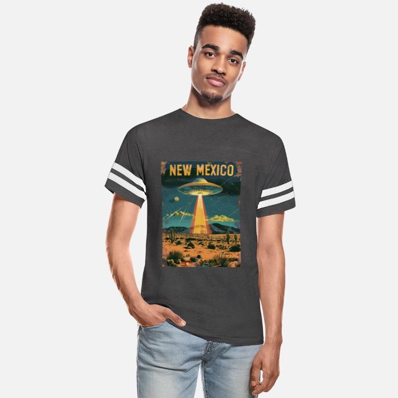 New Mexico UFO Desert Adventure Illustration