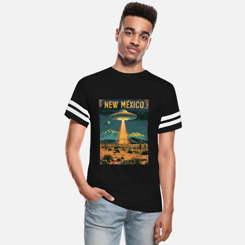 New Mexico UFO Desert Adventure Illustration