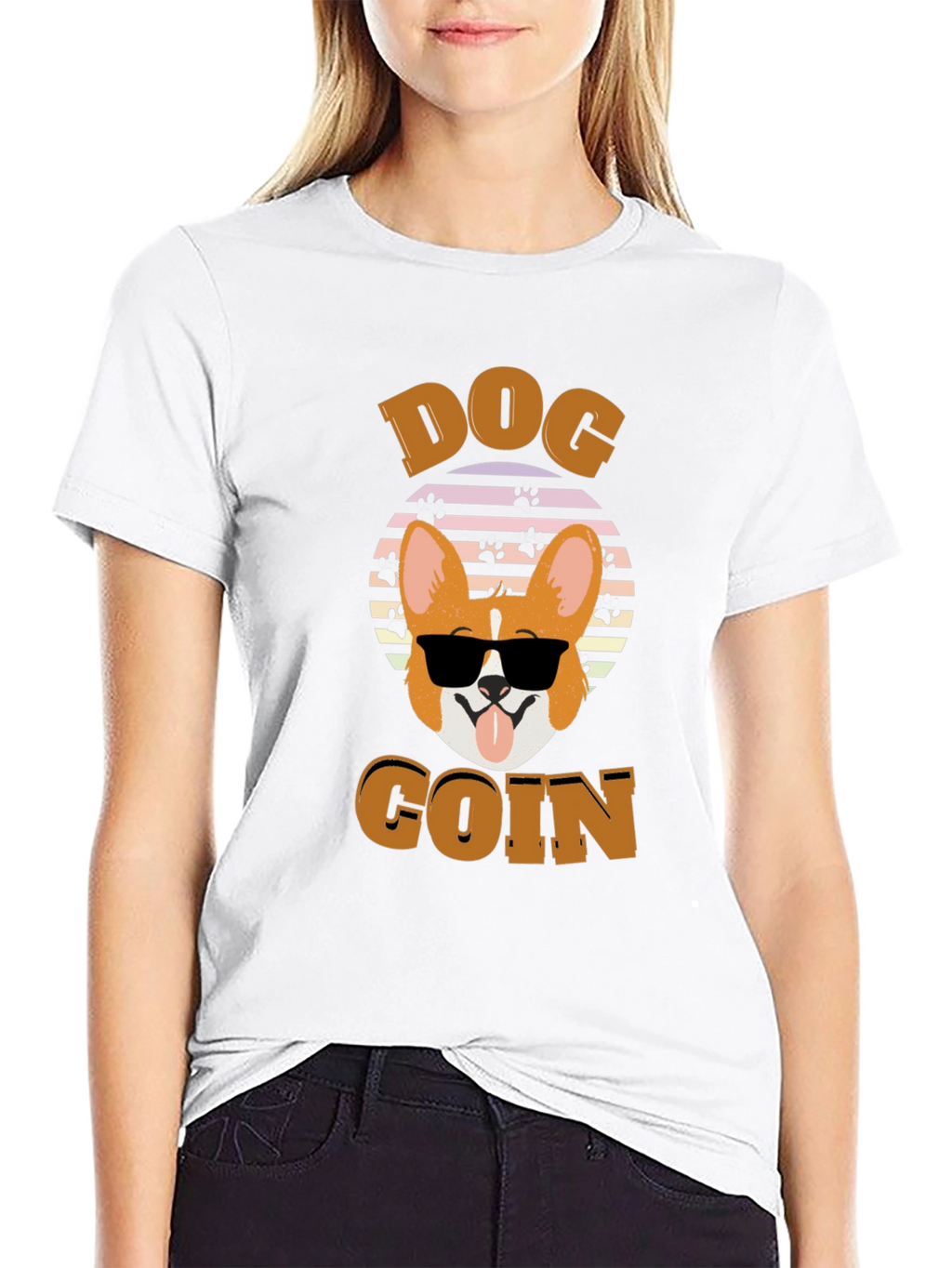 Dog Coin Graphic T-Shirt - Funny Crypto Tee