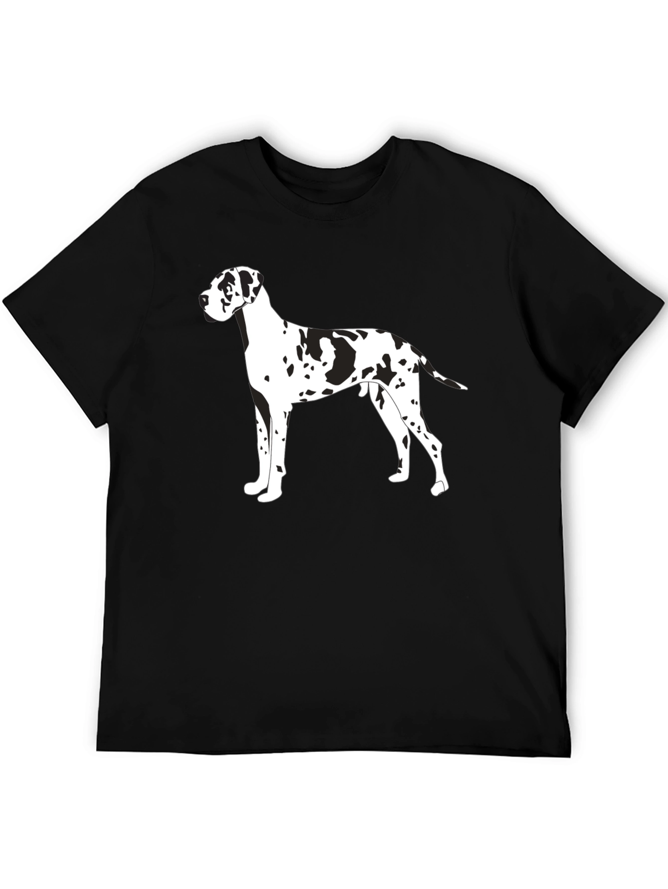 Great Dane Dog Graphic Tee - Black T-Shirt