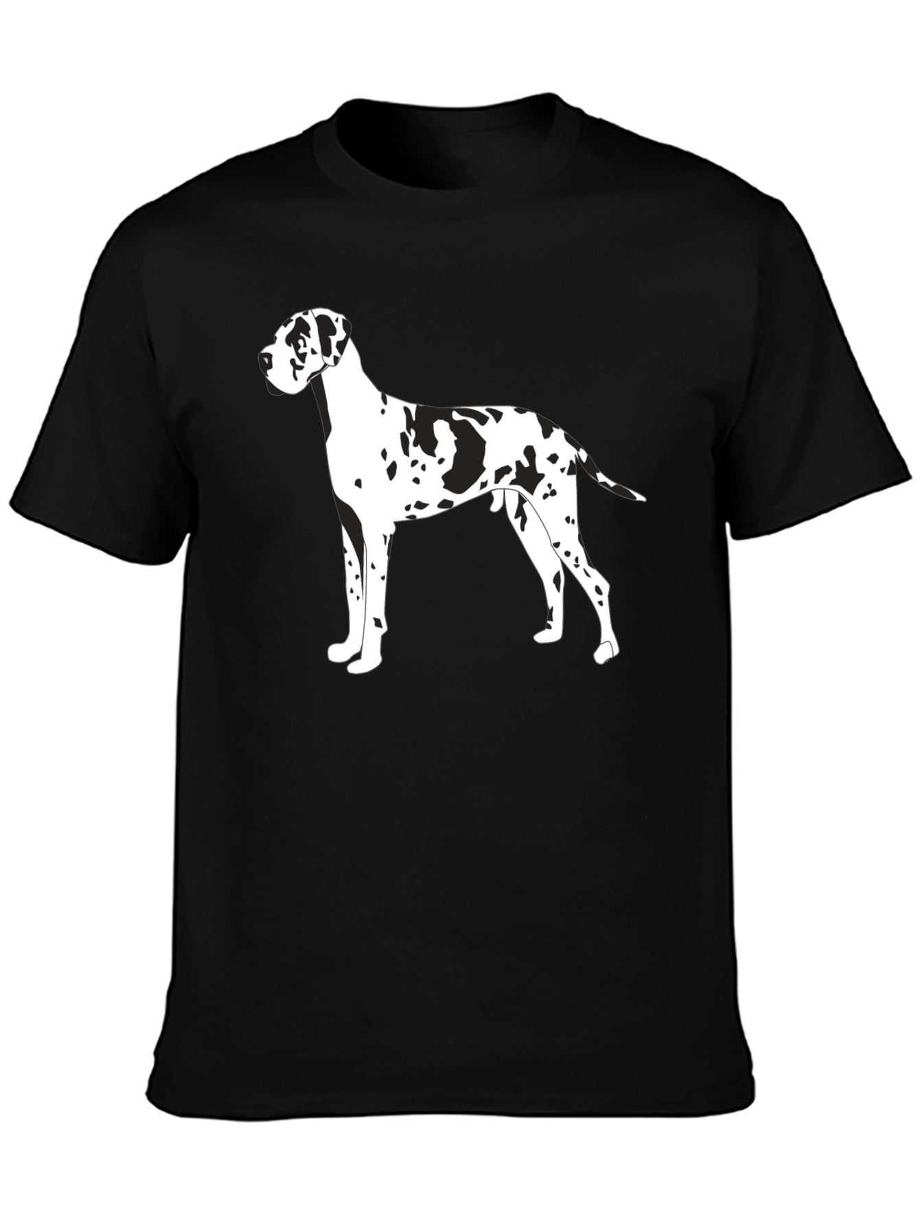 Great Dane Dog Graphic Tee - Black T-Shirt