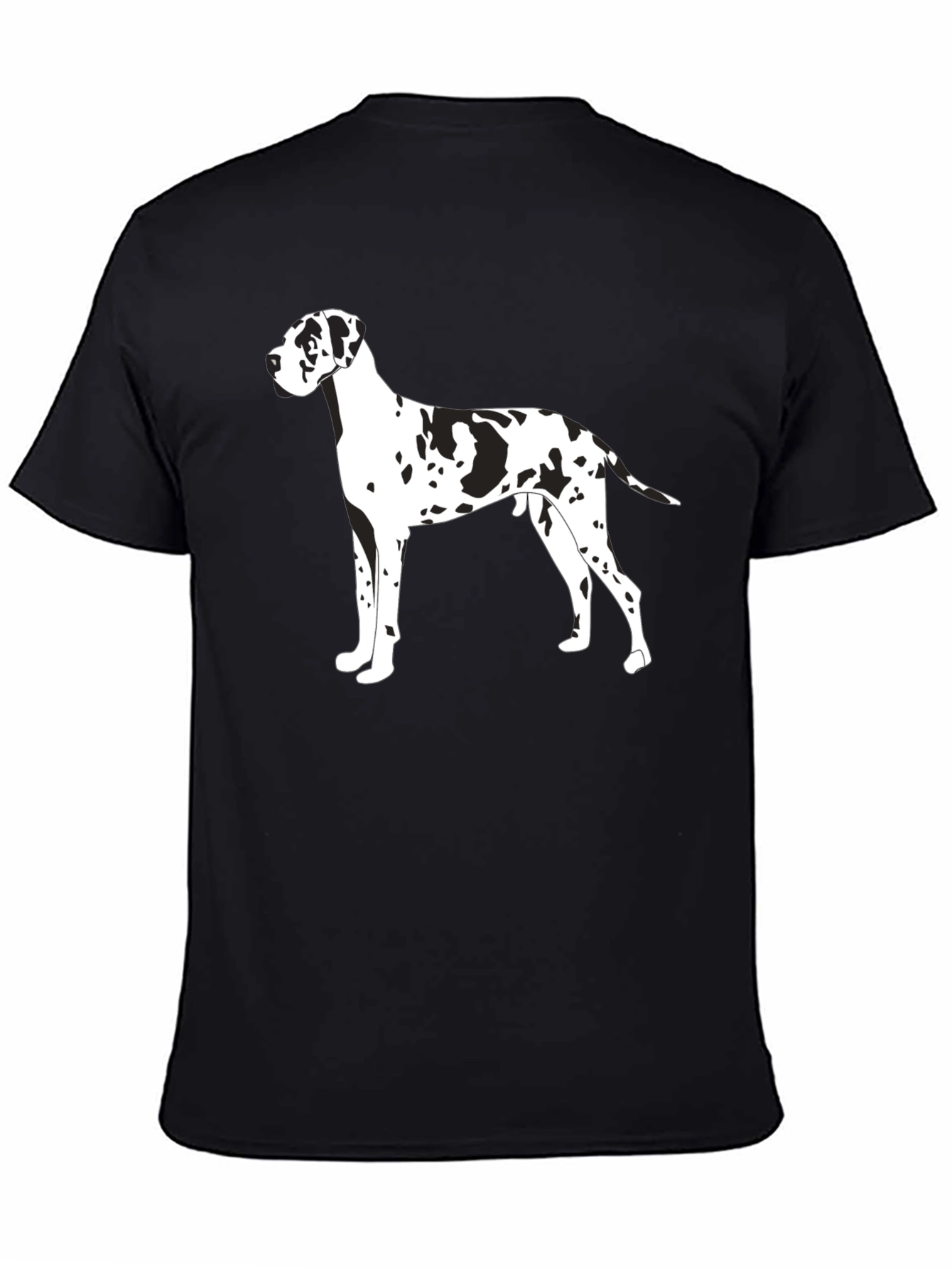 Great Dane Dog Graphic Tee - Black T-Shirt