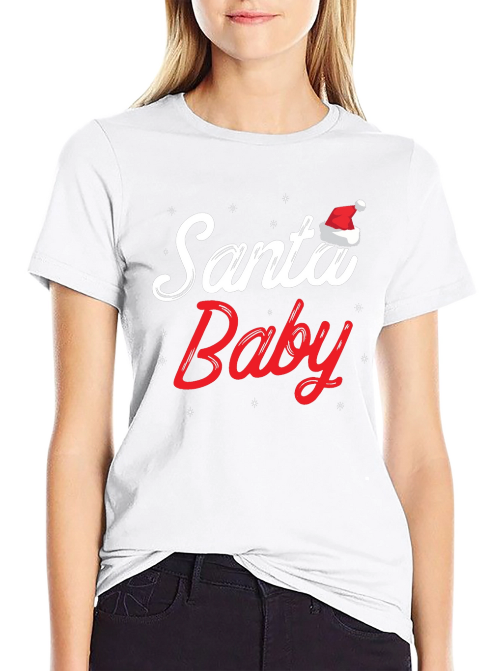 Santa Baby Christmas Graphic T-Shirt