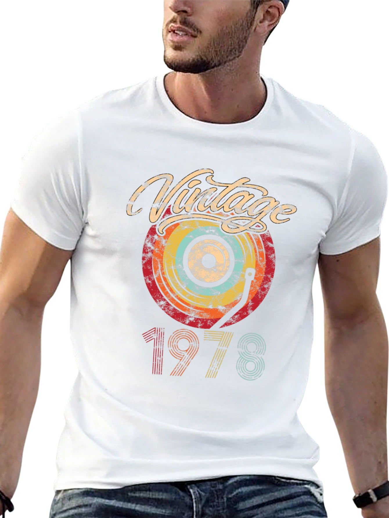 Vintage 1978 Record Graphic T-Shirt
