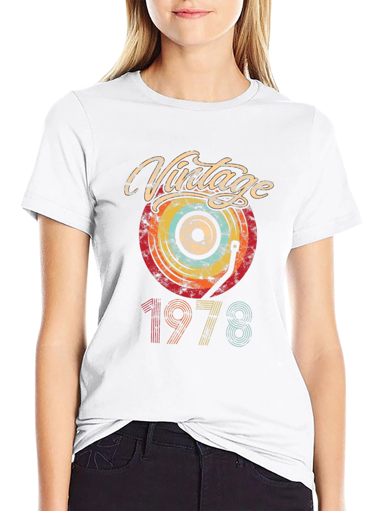 Vintage 1978 Record Graphic T-Shirt
