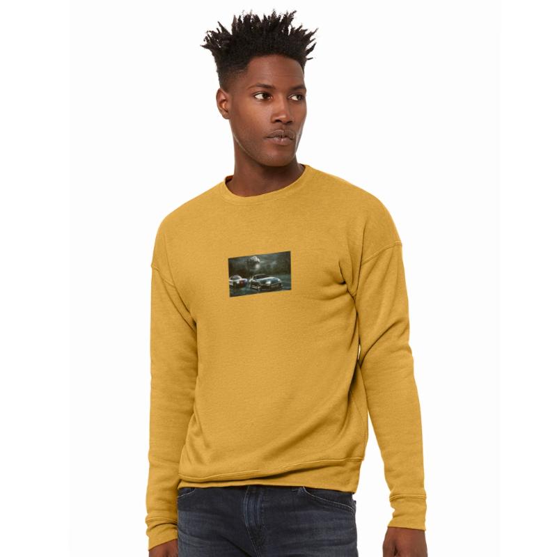 Night Chase with Speeding Sports Car