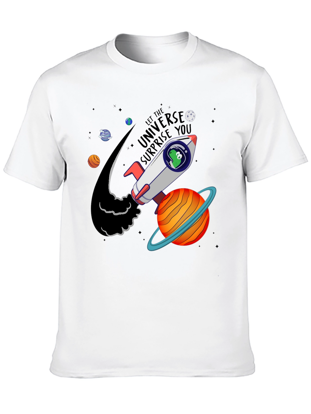 Space Adventure Tee: Let the Universe Surprise You!