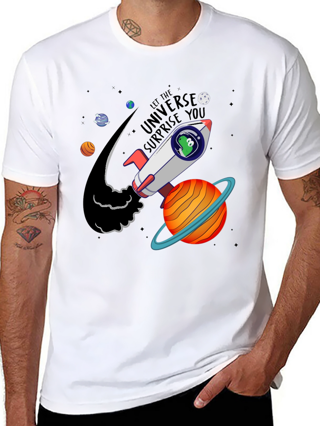 Space Adventure Tee: Let the Universe Surprise You!