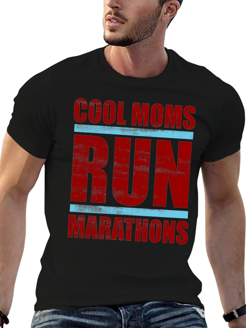 Cool Moms Run Marathons Graphic T-Shirt
