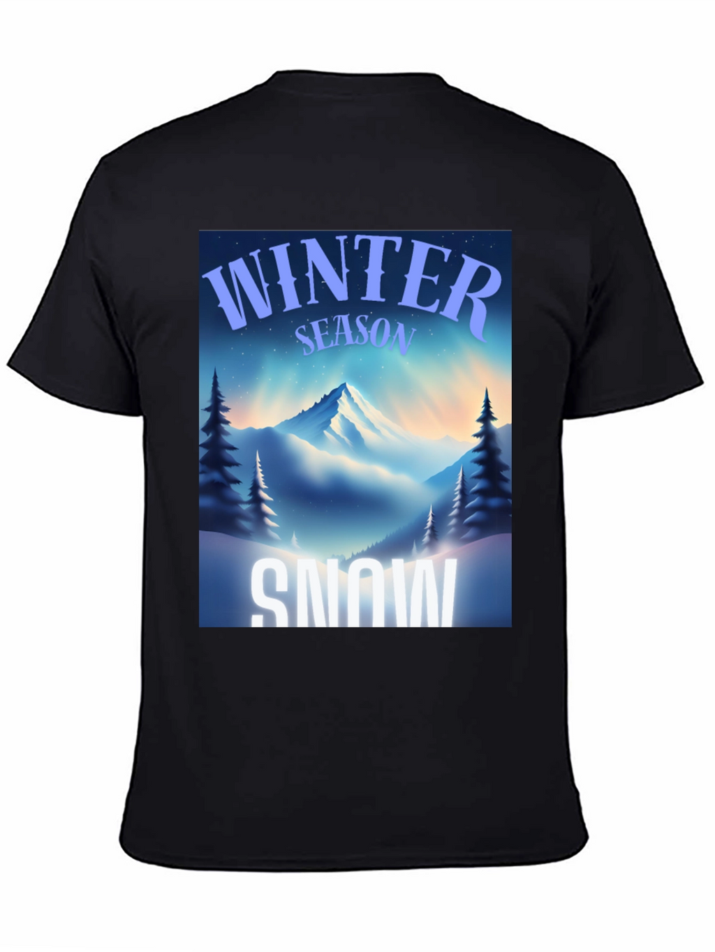 Winter Season Snow Graphic T-Shirt