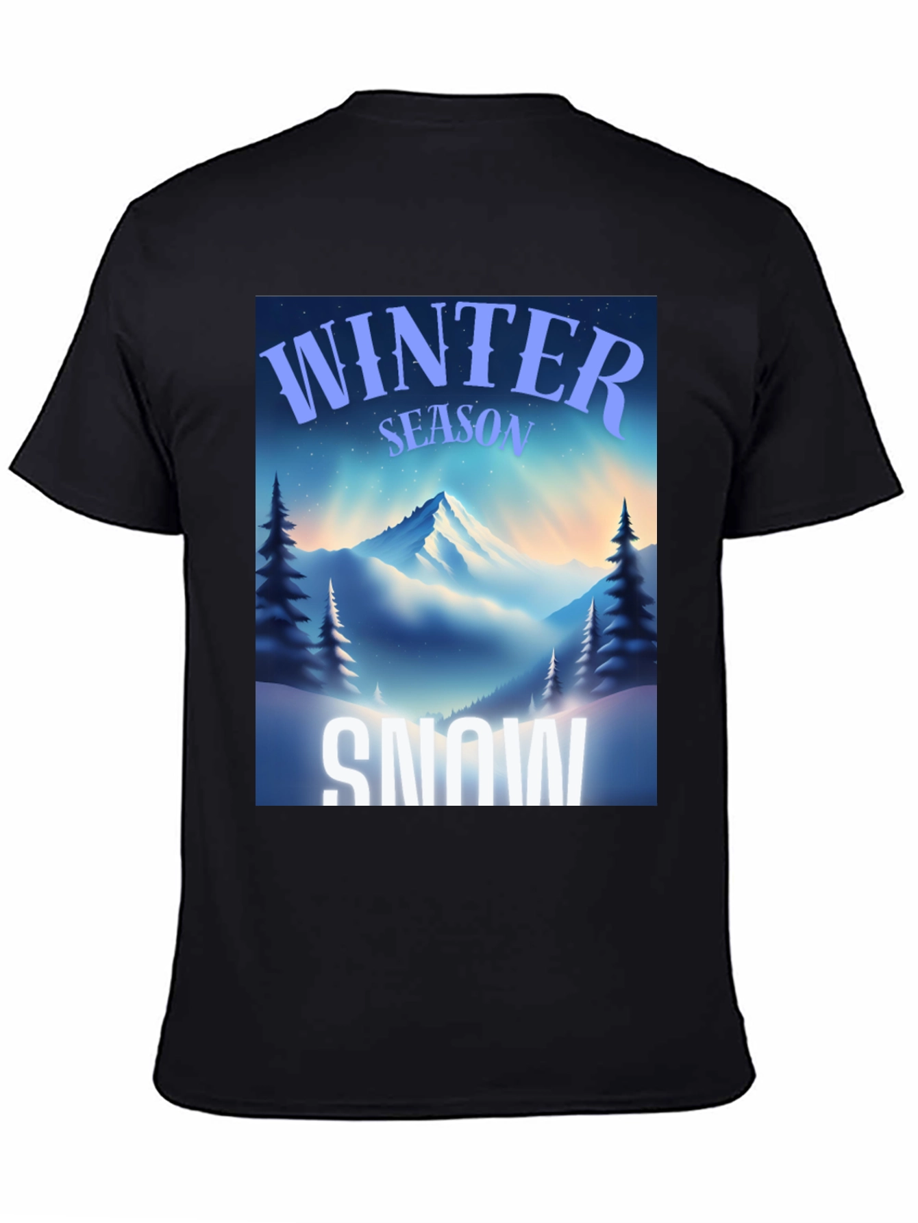 Winter Season Snow Graphic T-Shirt