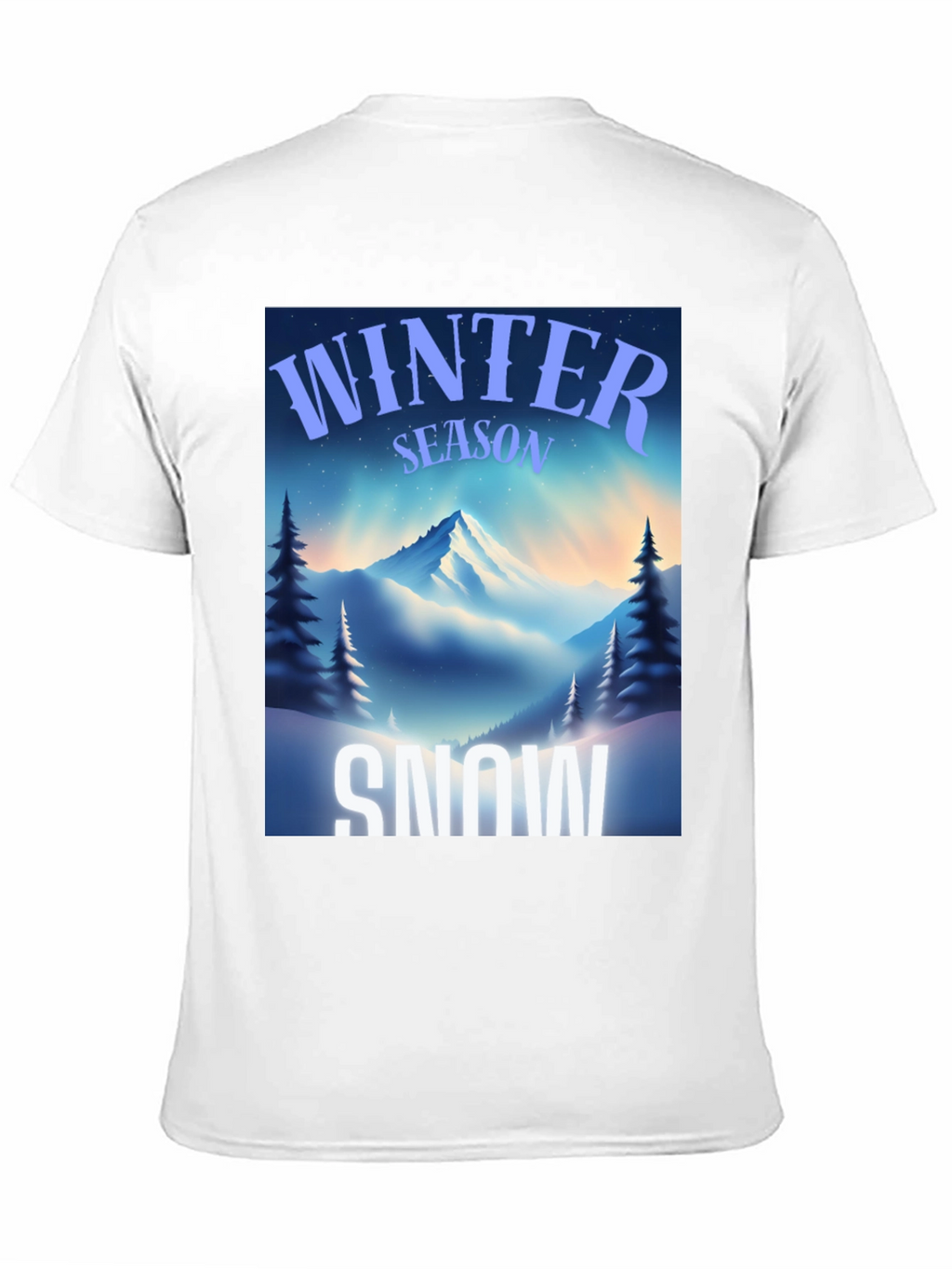 Winter Season Snow Graphic T-Shirt