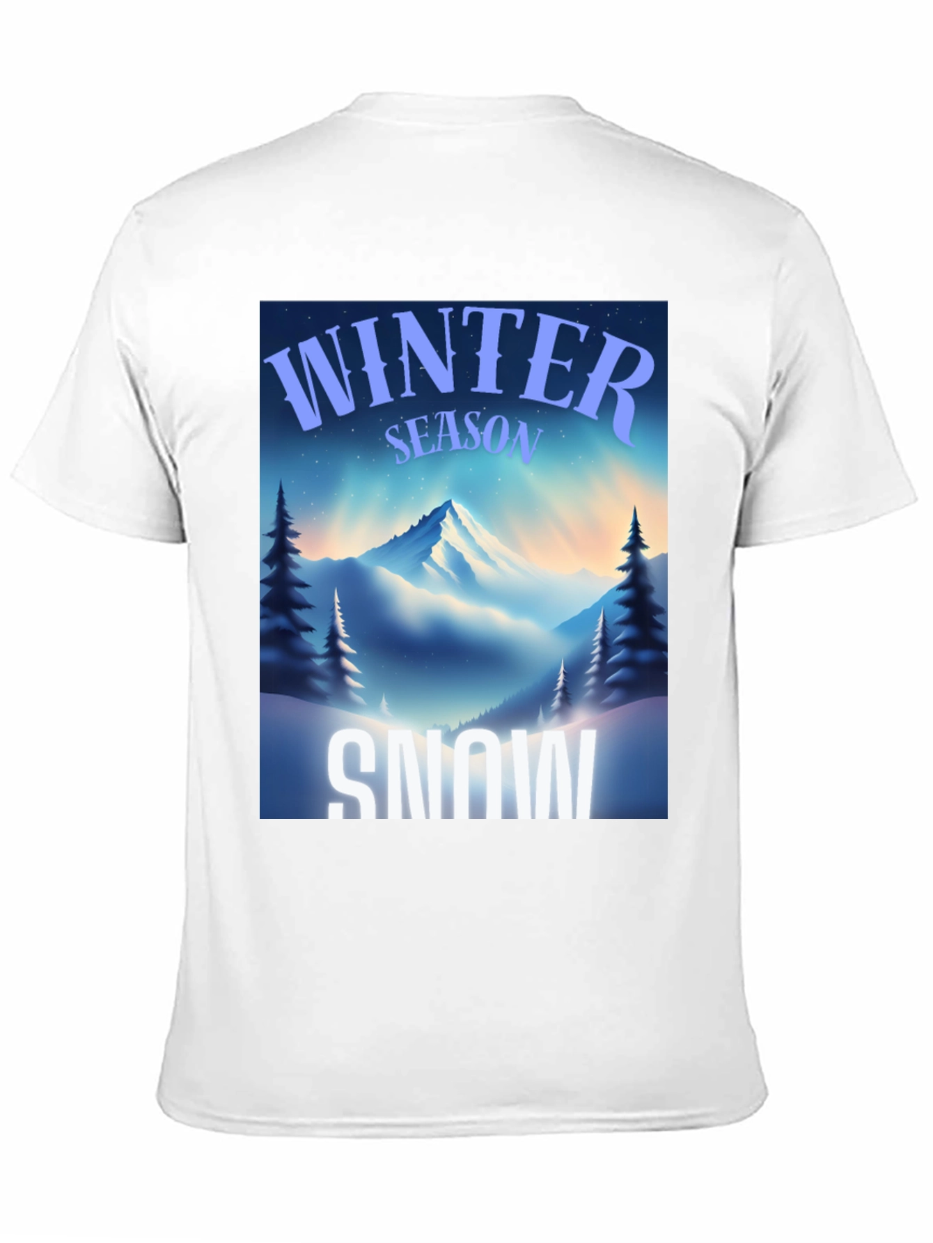 Winter Season Snow Graphic T-Shirt