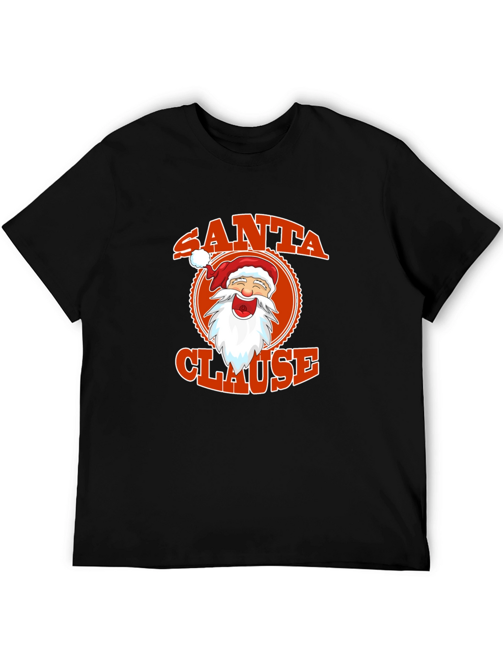 Santa Clause Graphic Tee - Festive Holiday Apparel