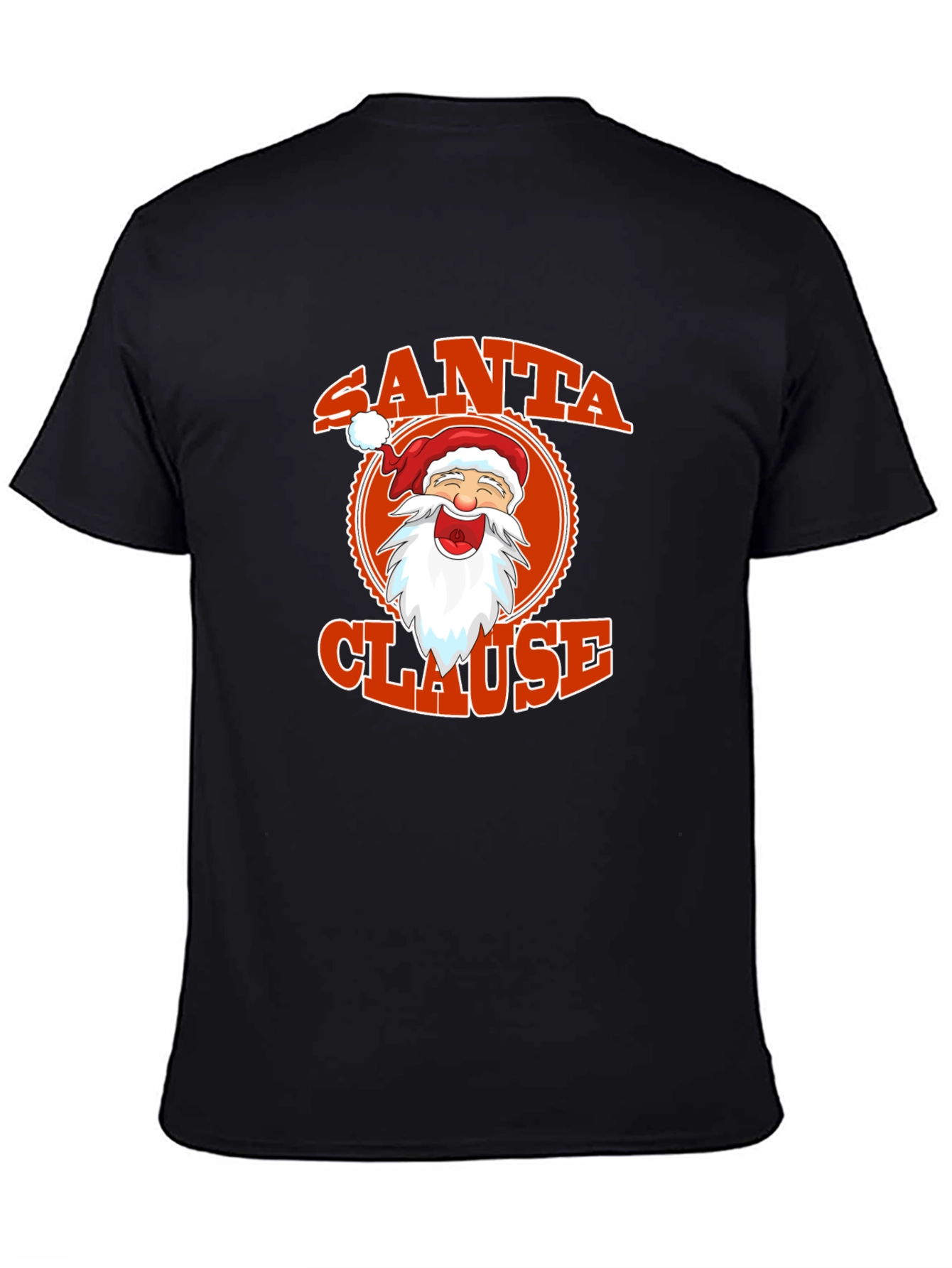 Santa Clause Graphic Tee - Festive Holiday Apparel
