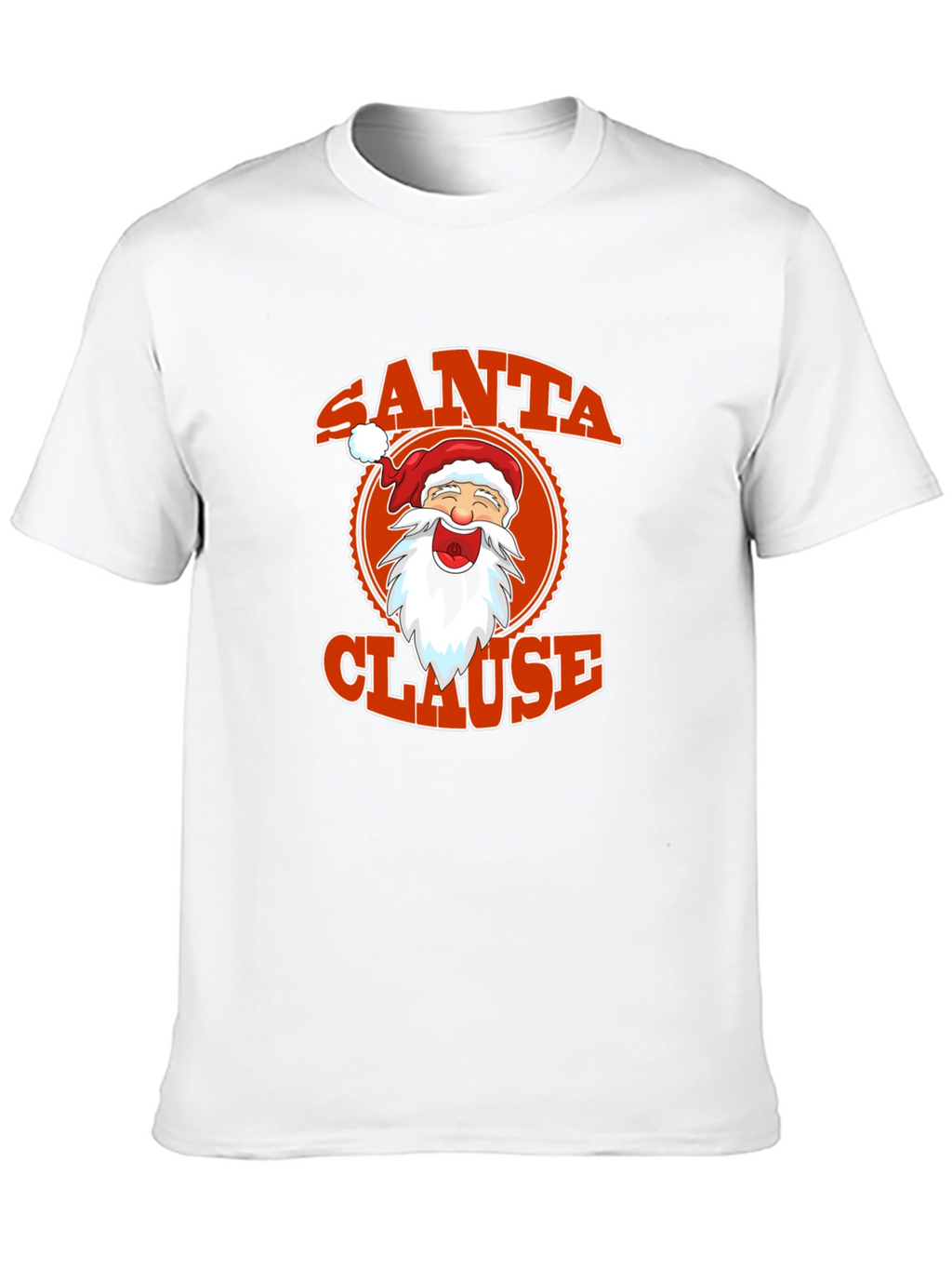 Santa Clause Graphic Tee - Festive Holiday Apparel