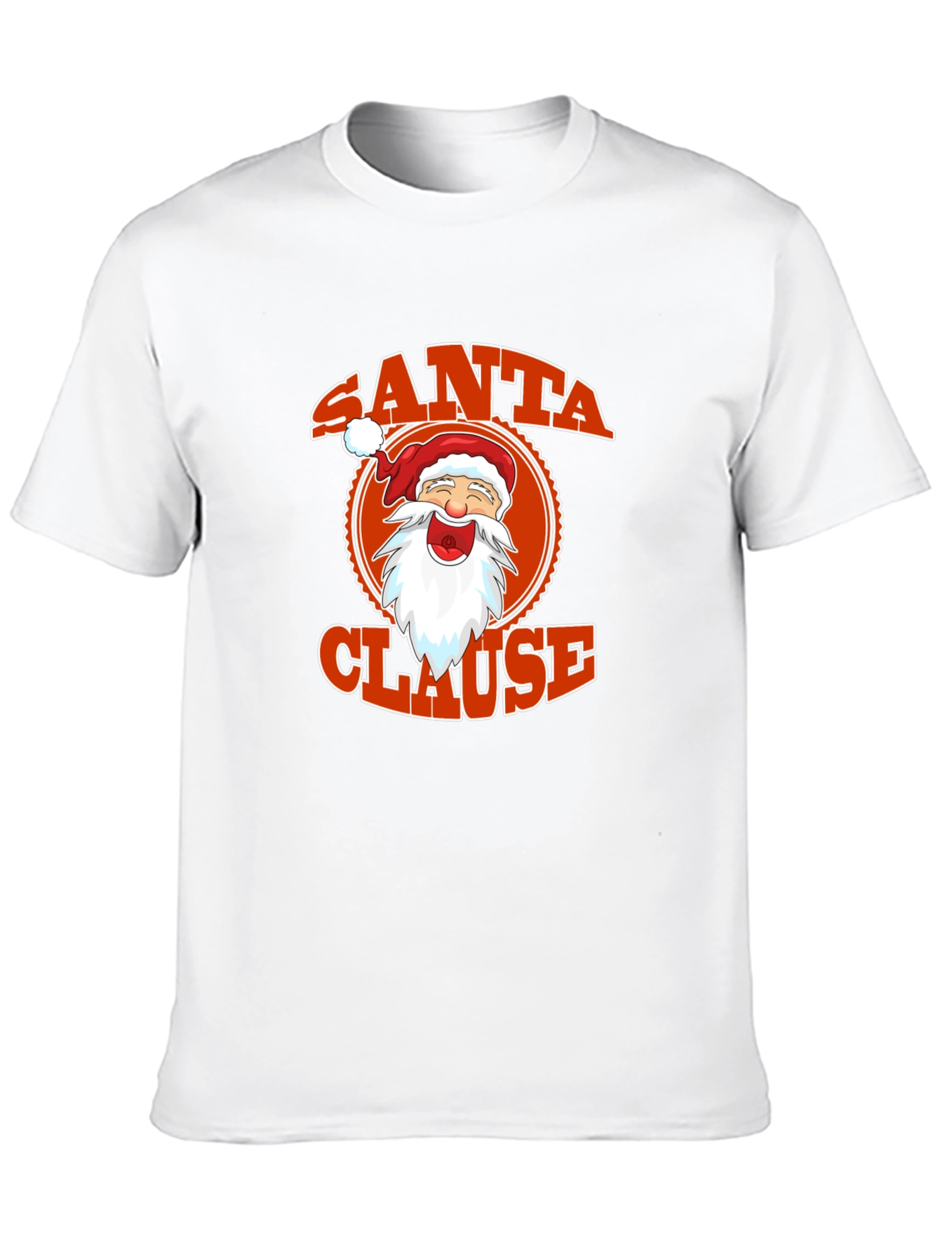 Santa Clause Graphic Tee - Festive Holiday Apparel