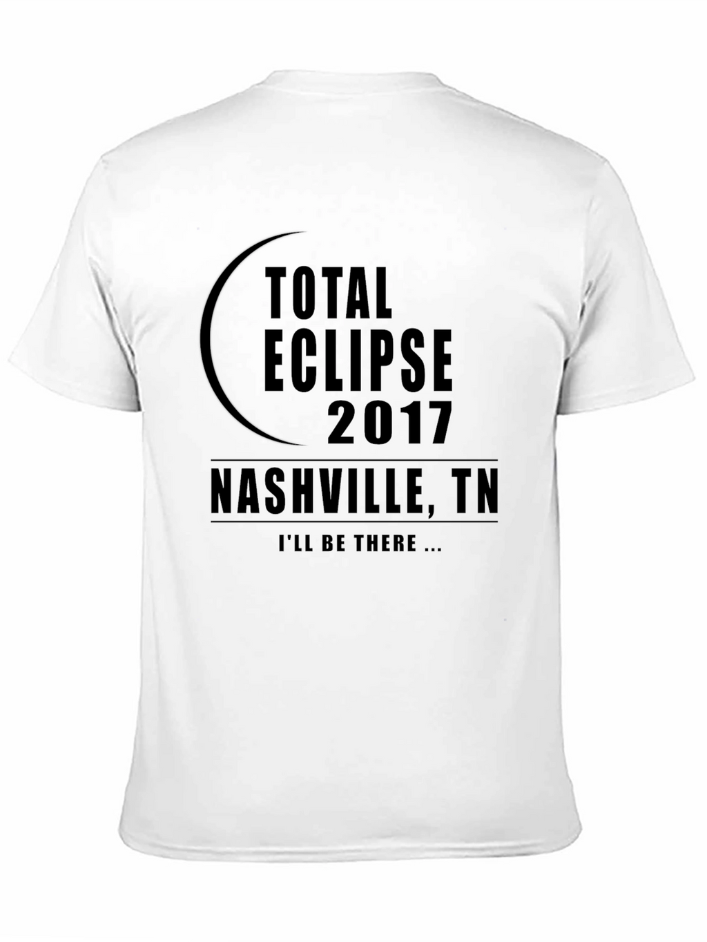 Total Eclipse 2017 Nashville TN Black T-Shirt