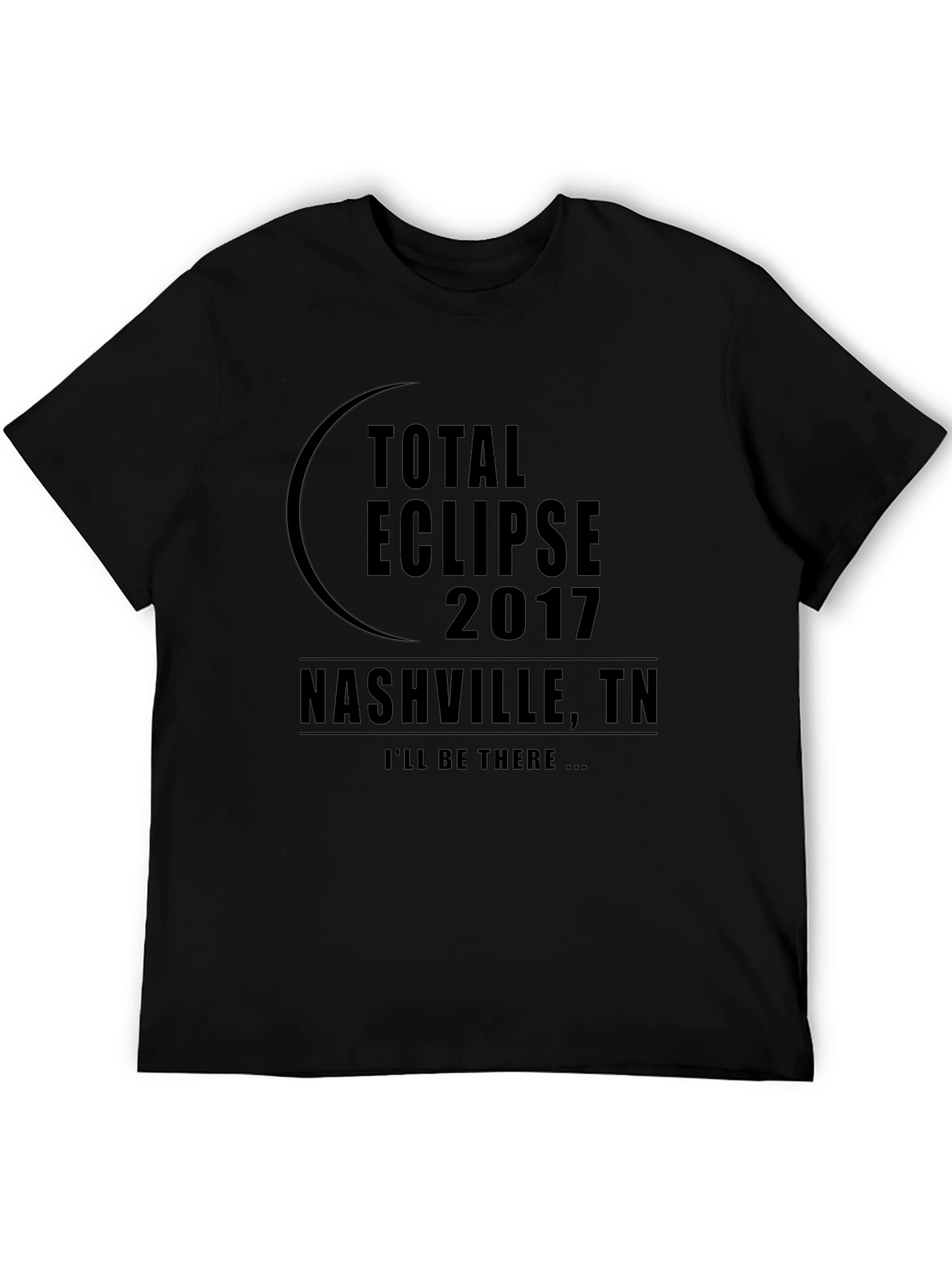 Total Eclipse 2017 Nashville TN Black T-Shirt