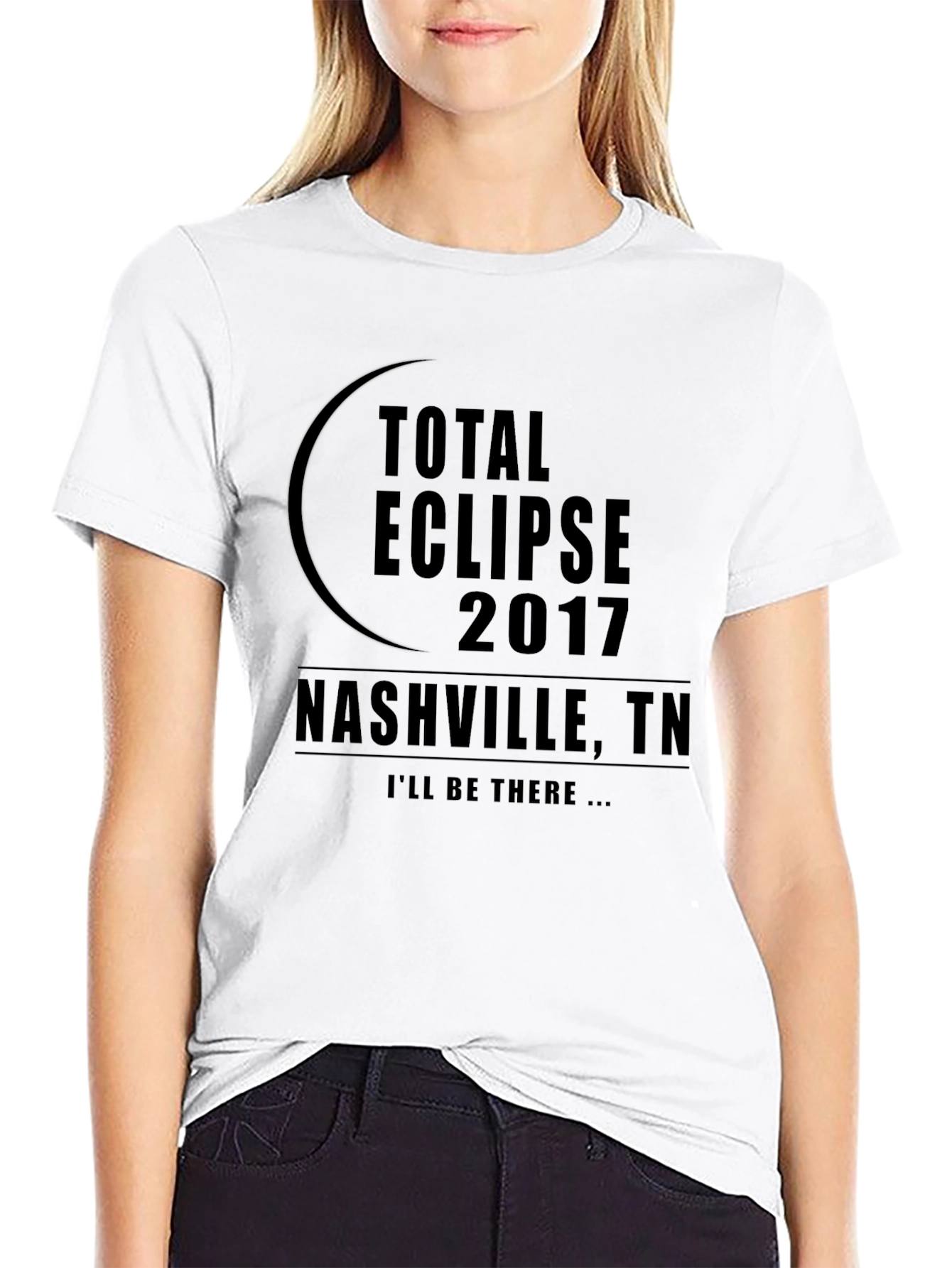 Total Eclipse 2017 Nashville TN Black T-Shirt