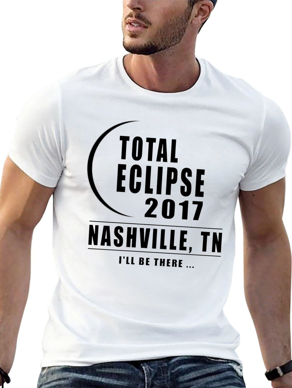 Total Eclipse 2017 Nashville TN Black T-Shirt