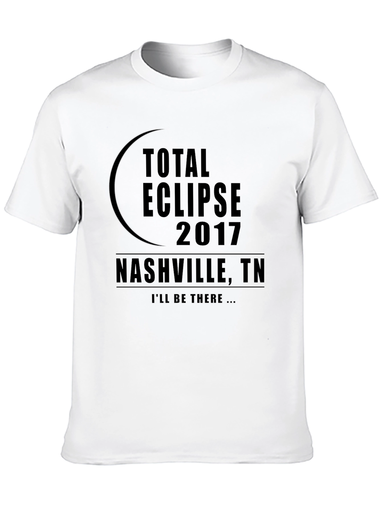 Total Eclipse 2017 Nashville TN Black T-Shirt