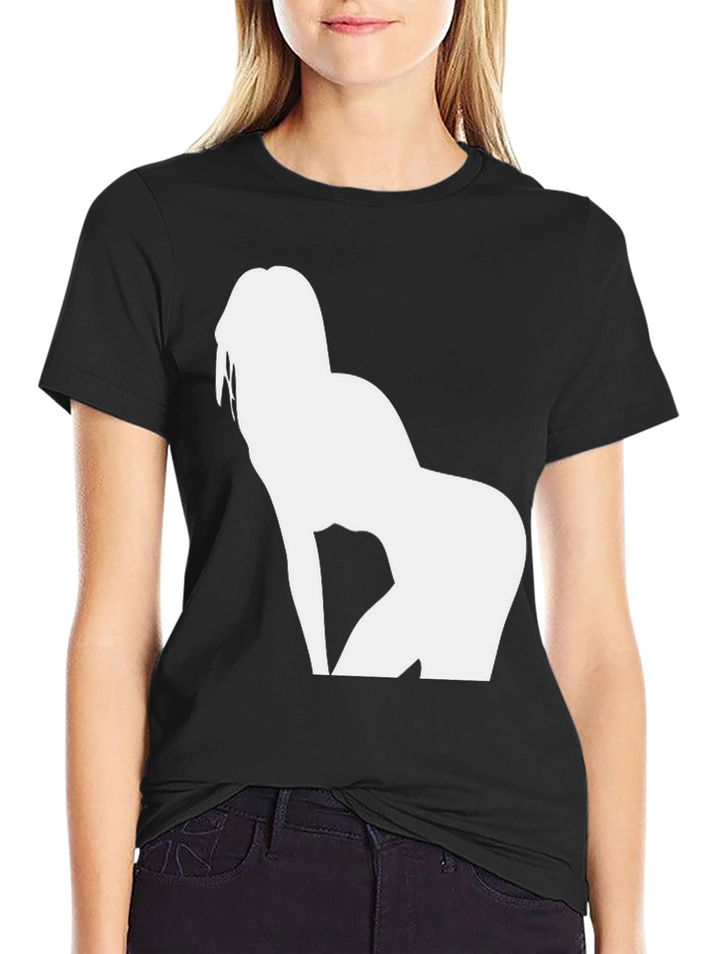 Silhouette Tee - Black Graphic T-Shirt