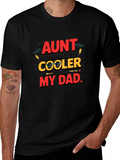 Cool Aunt Black Graphic T-Shirt