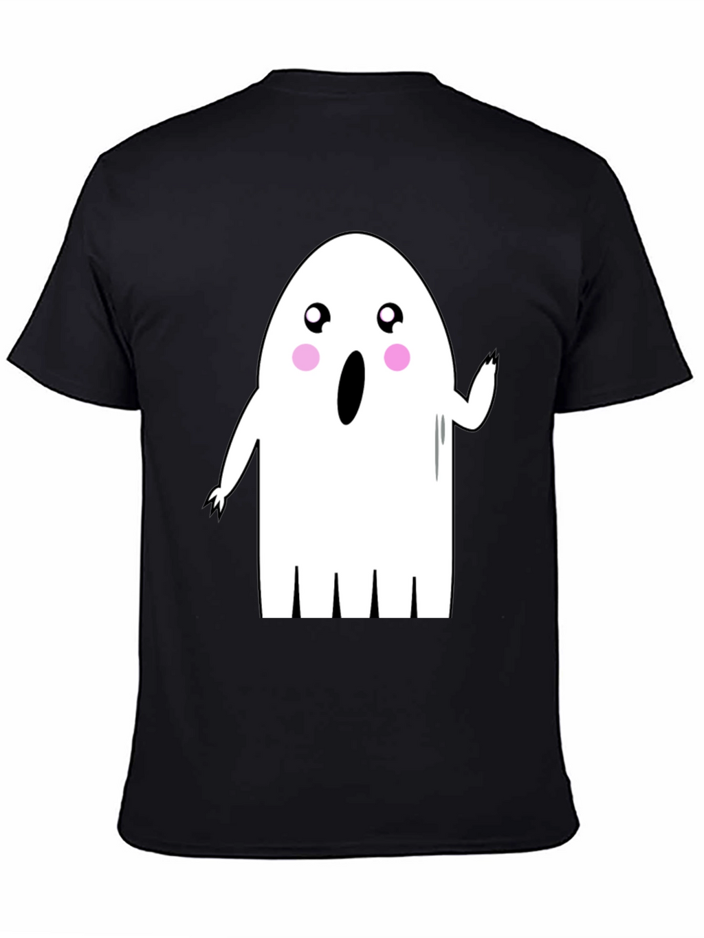 Cute Ghost Graphic Tee - Halloween Shirt
