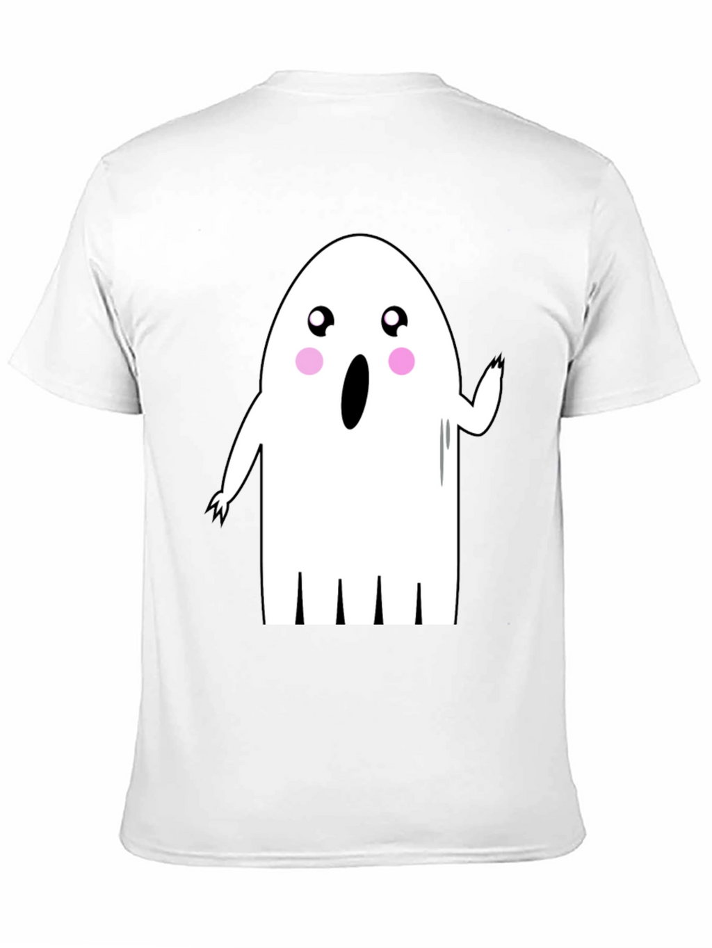 Cute Ghost Graphic Tee - Halloween Shirt