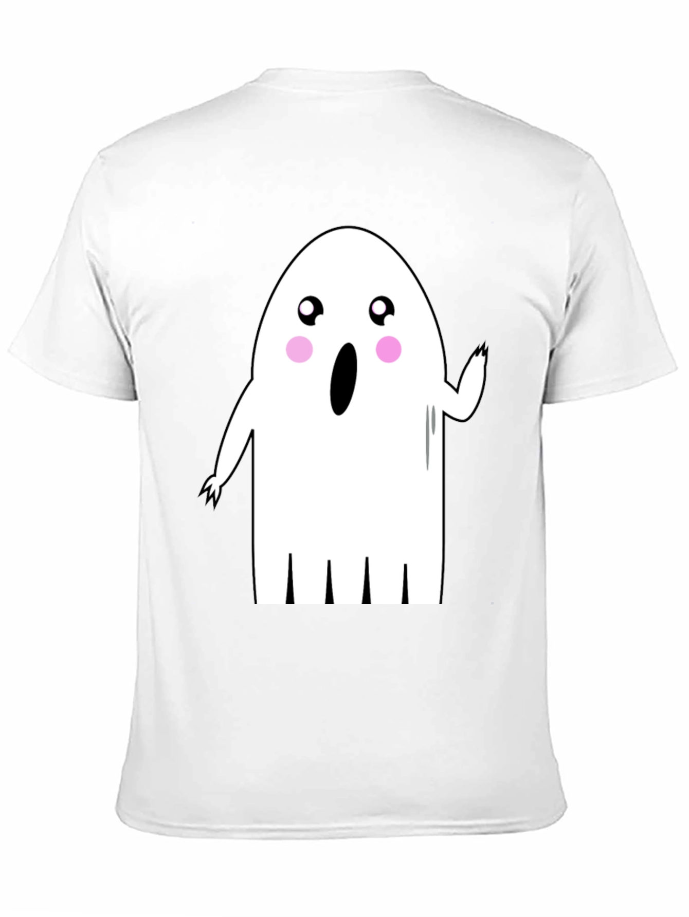 Cute Ghost Graphic Tee - Halloween Shirt