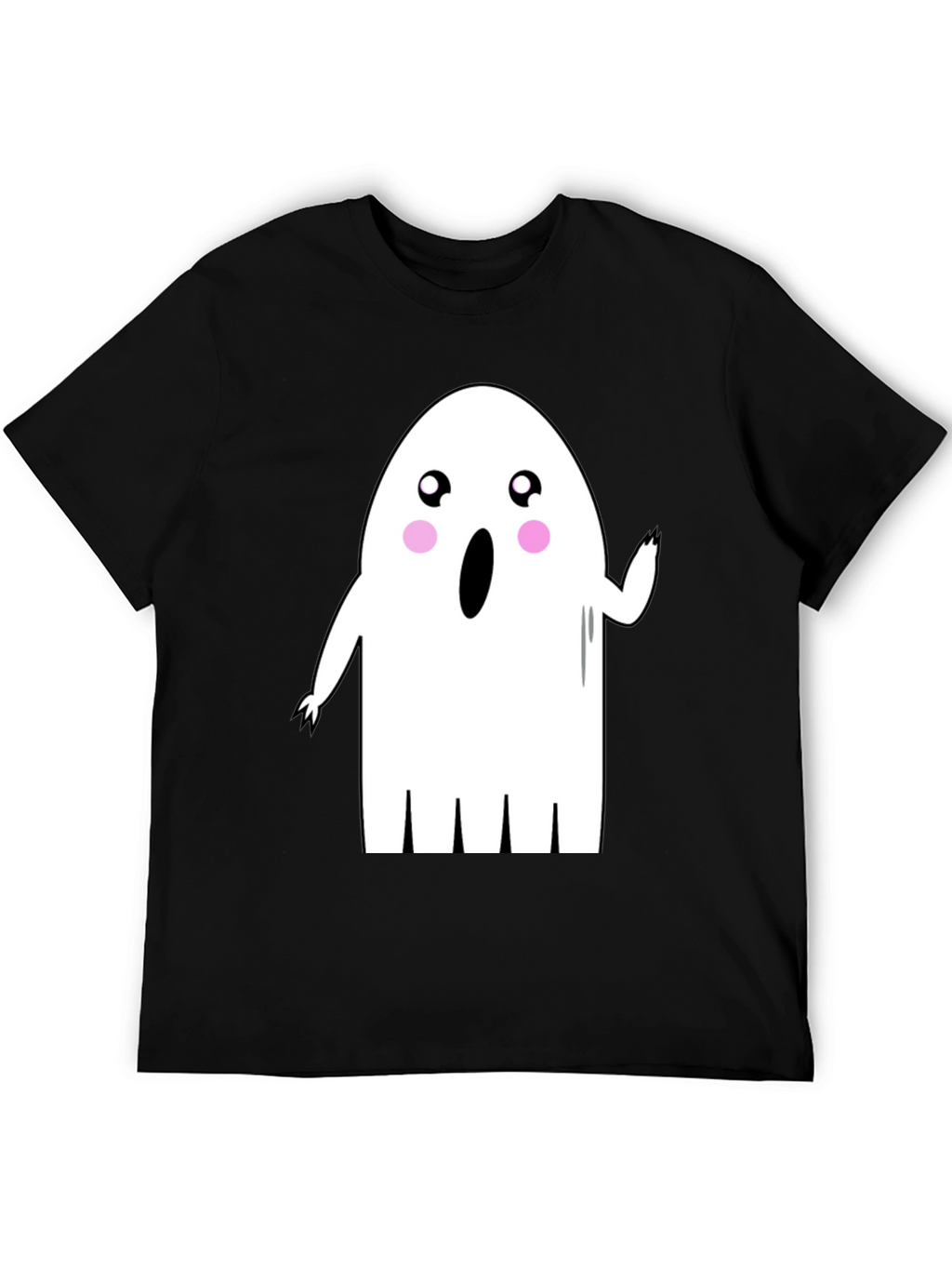 Cute Ghost Graphic Tee - Halloween Shirt