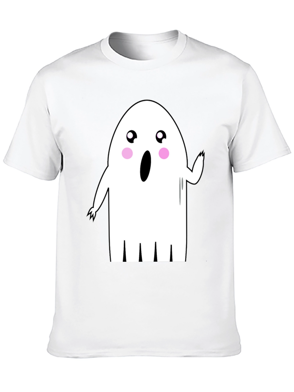 Cute Ghost Graphic Tee - Halloween Shirt