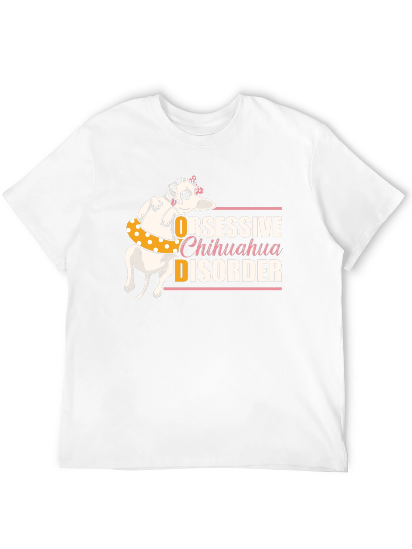 Obsessive Chihuahua Disorder Black T-Shirt