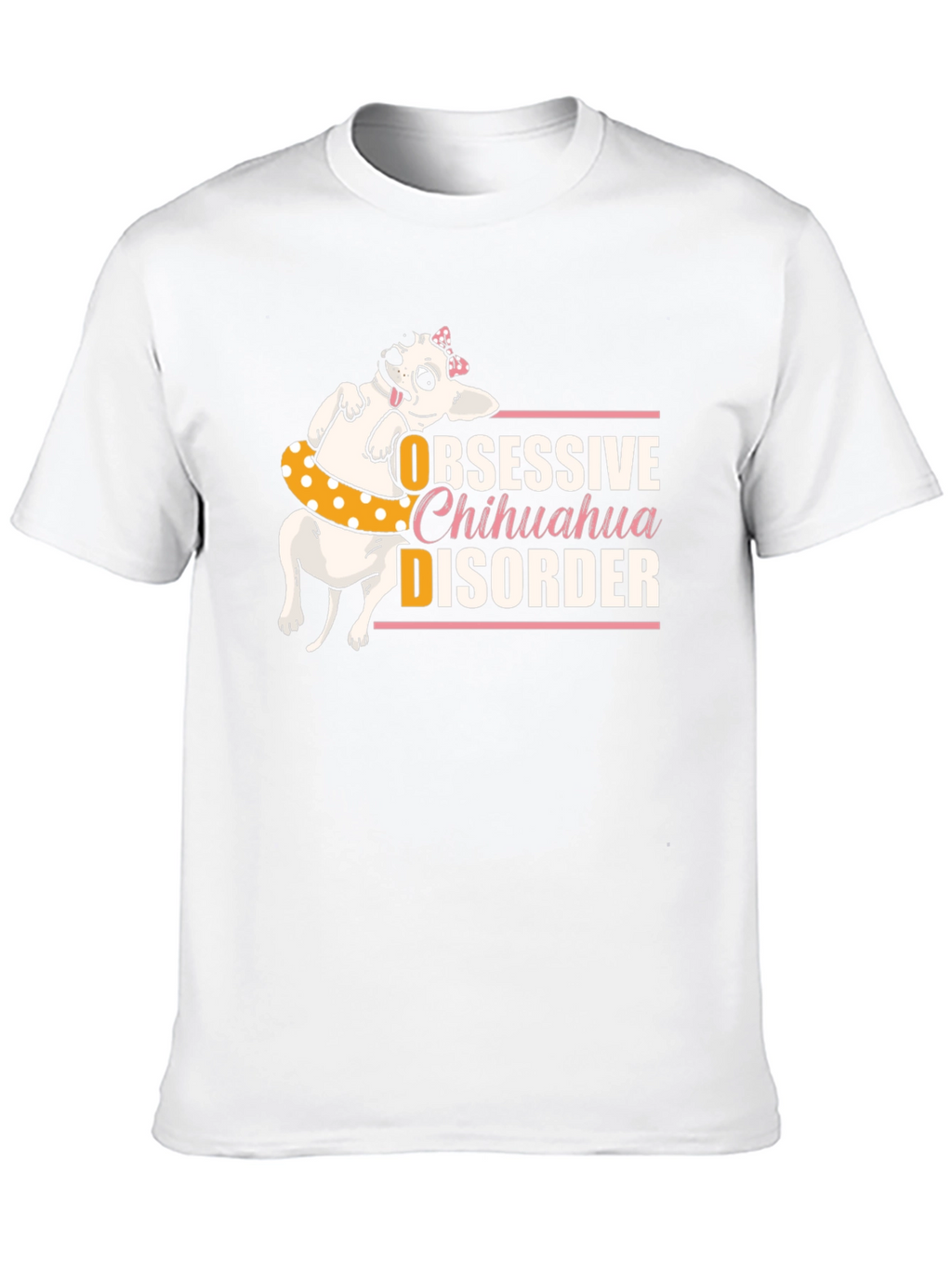 Obsessive Chihuahua Disorder Black T-Shirt