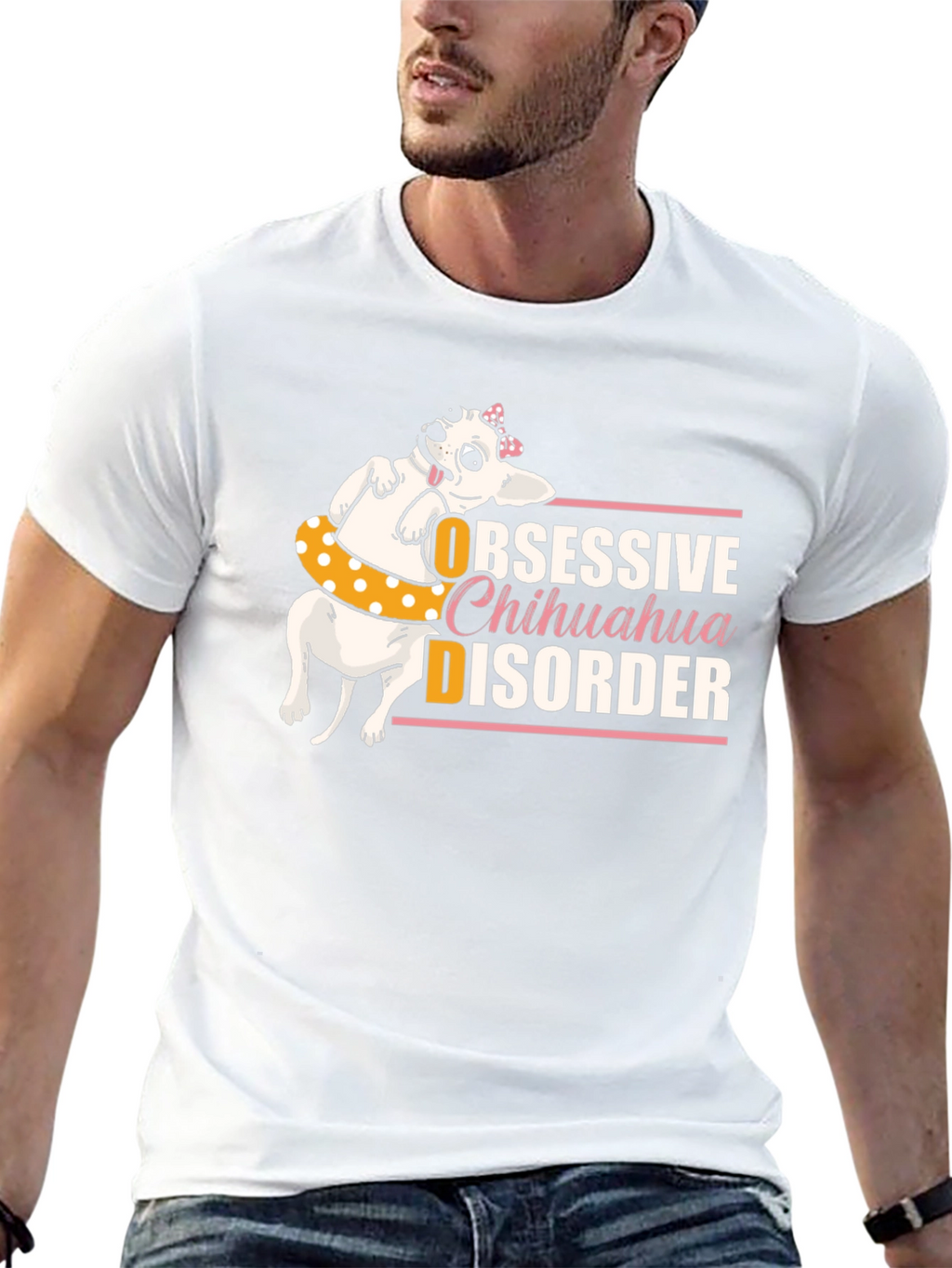 Obsessive Chihuahua Disorder Black T-Shirt