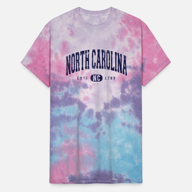 North Carolina Arch Distressed Navy Vintage