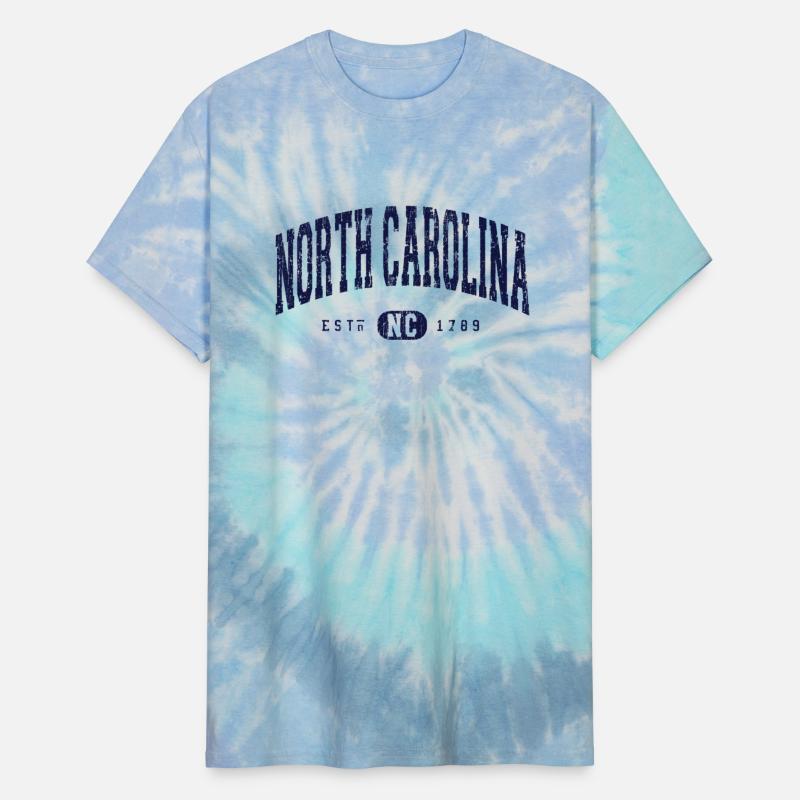 North Carolina Arch Distressed Navy Vintage