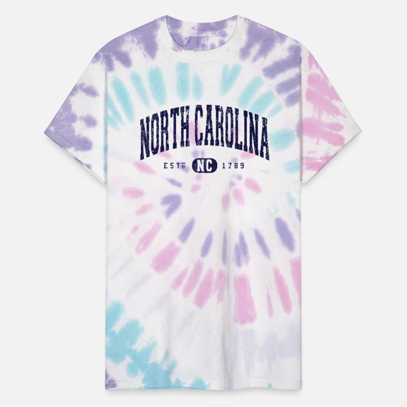 North Carolina Arch Distressed Navy Vintage