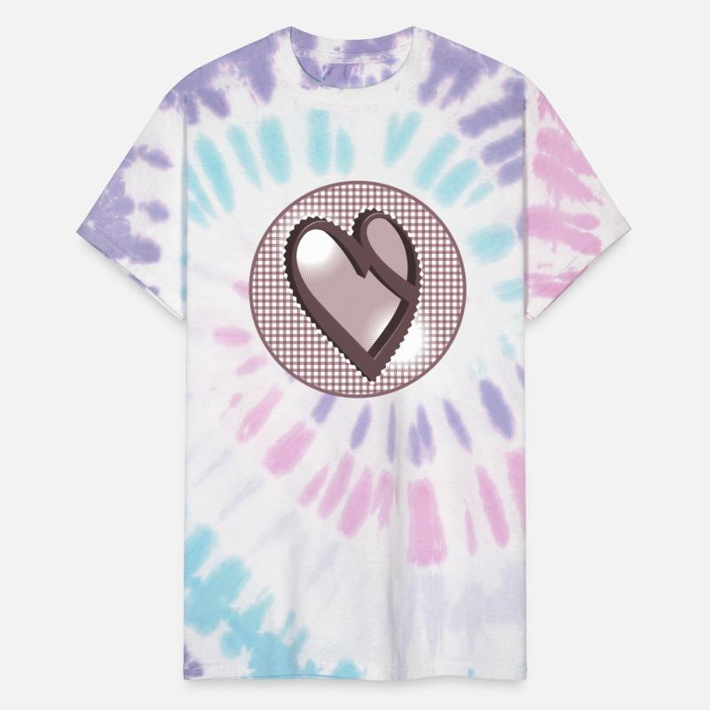 Nostalgic label in old pink with calligraphy heart