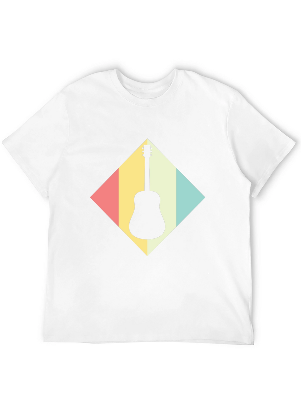 Retro Guitar T-Shirt - Musical Instrument Tee