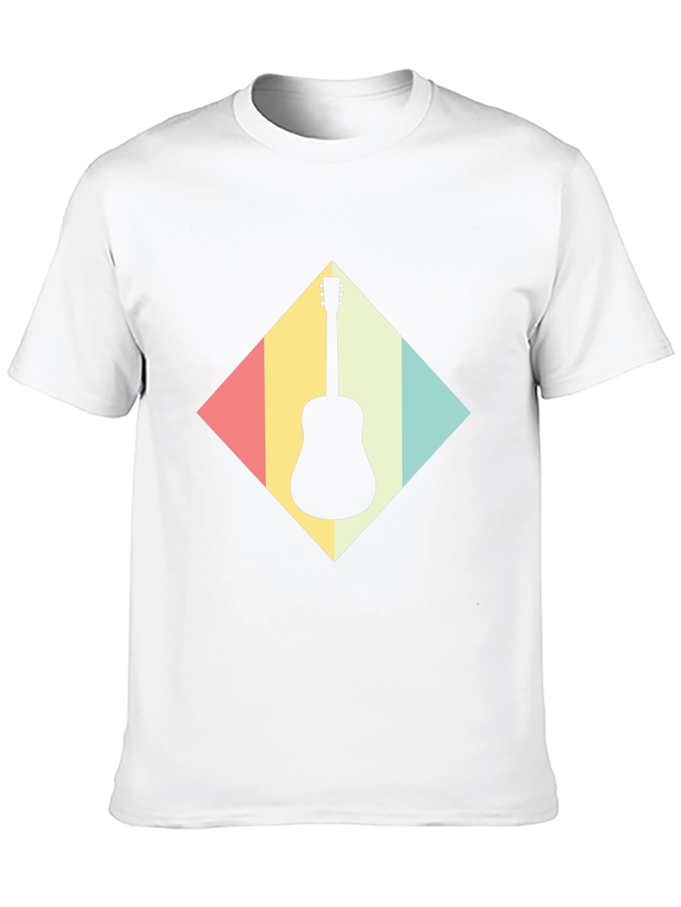 Retro Guitar T-Shirt - Musical Instrument Tee