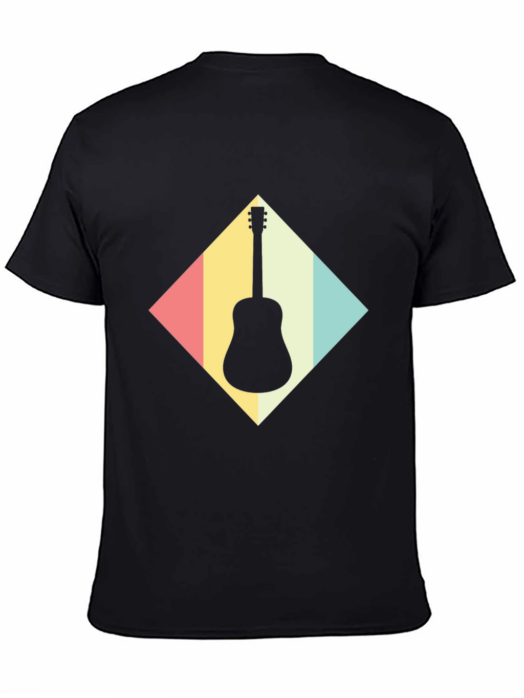 Retro Guitar T-Shirt - Musical Instrument Tee