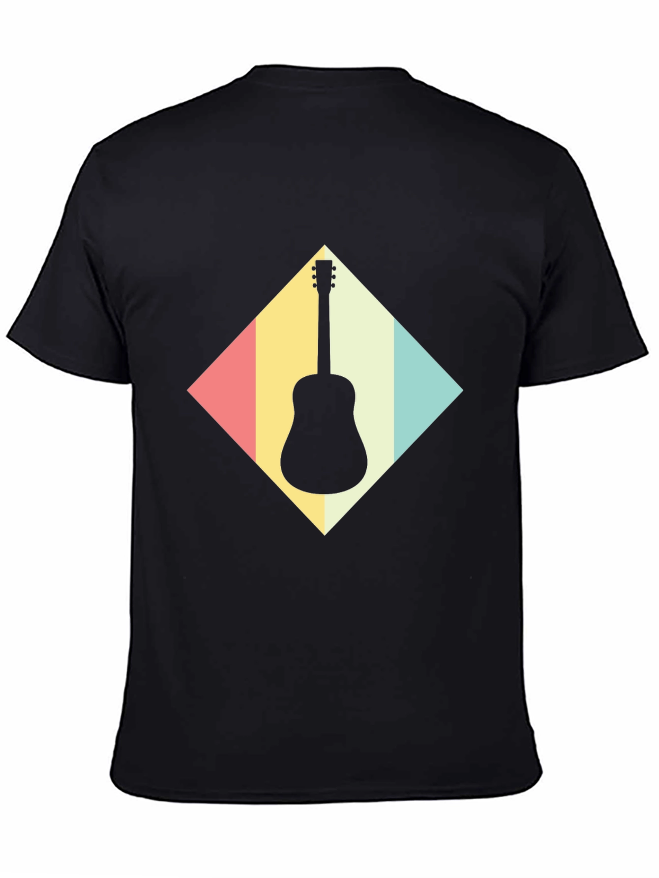 Retro Guitar T-Shirt - Musical Instrument Tee