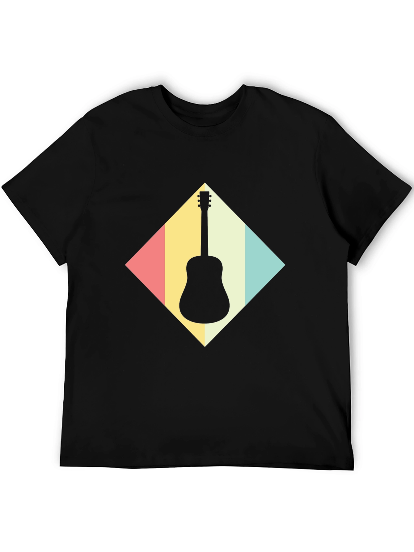 Retro Guitar T-Shirt - Musical Instrument Tee