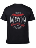 No Crying In Baseball Black Graphic Tee