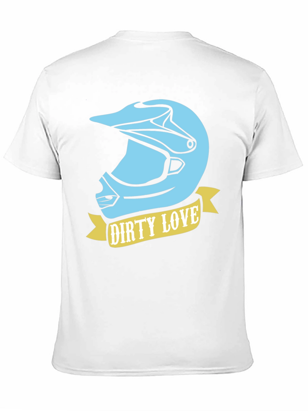 Dirty Love Motocross Helmet Graphic Tee